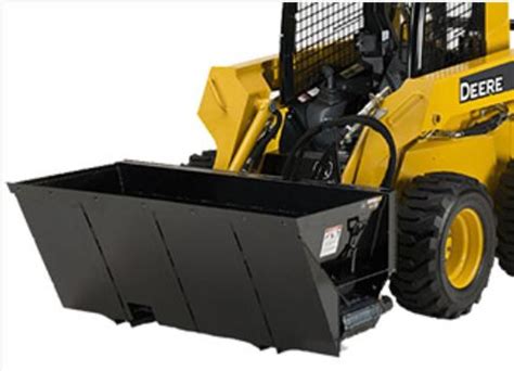 side discharge bucket skid steer|skid steer conveyor bucket.